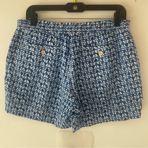 Tommy Bahama blue print pull-on drawstring shorts 37196 - Picture 2 of 8